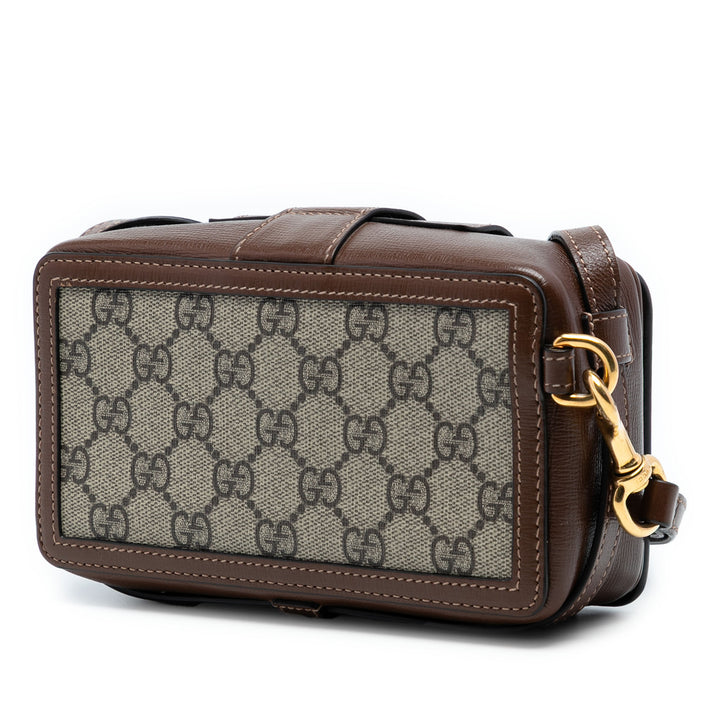 Gucci Mini GG Supreme Clasp Sac porté croisé
