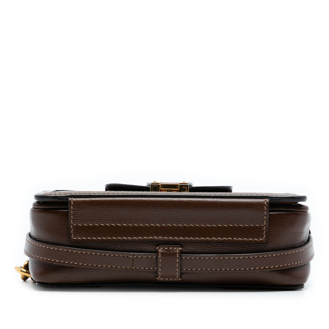Gucci Mini GG Supreme Clasp Sac porté croisé
