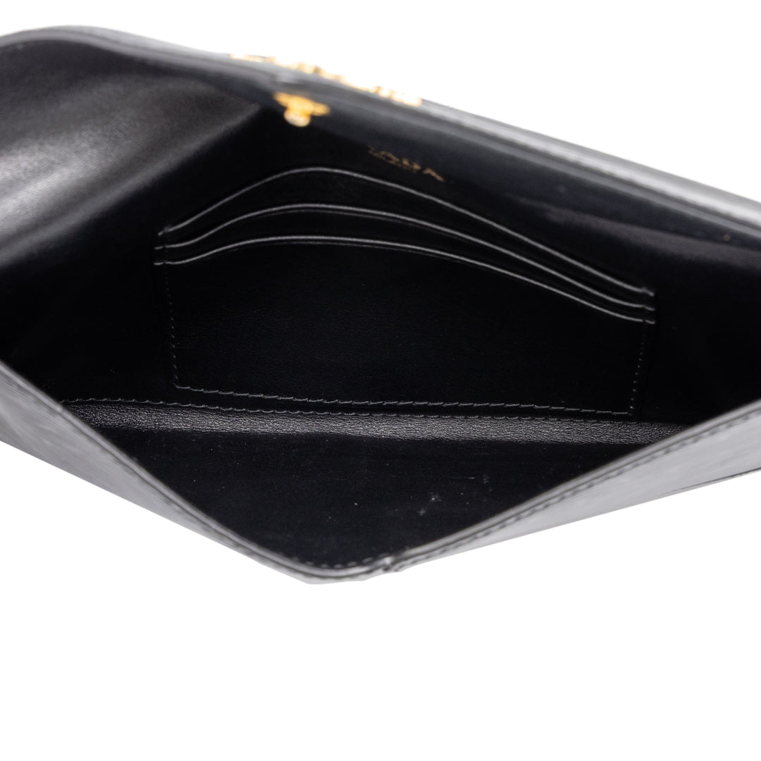 Prada Vitello Move Enveloppe Pochette Noir – vue 4 – GABY PARIS
