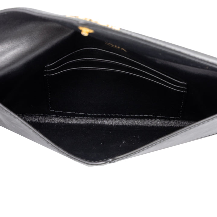 Prada Vitello Move Enveloppe Pochette Noir – vue 4 – GABY PARIS