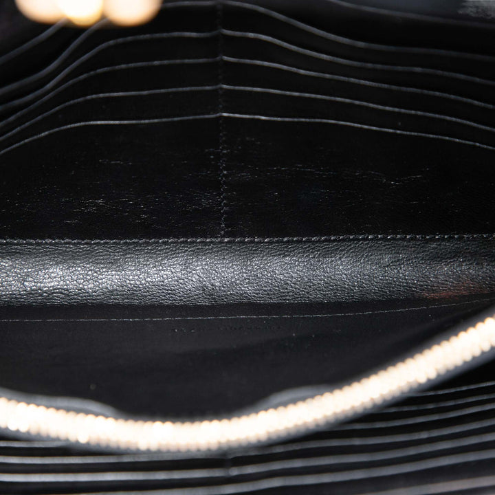 Saint Laurent Medium Beaded Velours Monogram Kate Sac porté croisé
