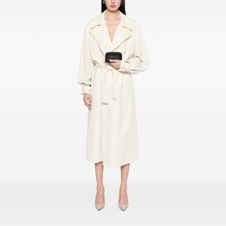 Gucci Cuir de veau grainé Logo Zip Around Coin Pochette