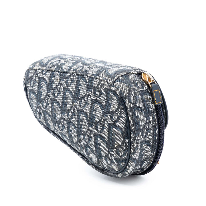 Dior Diorissimo Toile Saddle Pochette