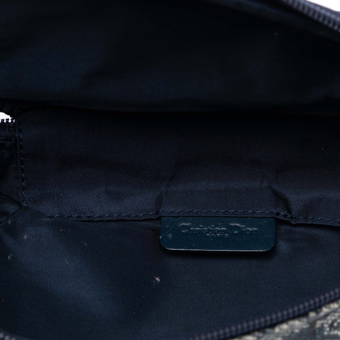 Dior Diorissimo Toile Saddle Pochette