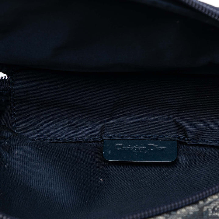 Dior Diorissimo Toile Saddle Pochette