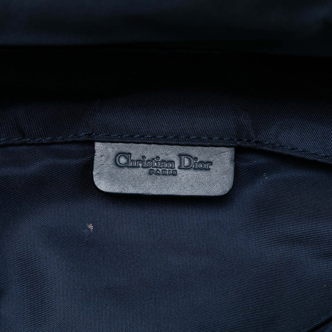 Dior Diorissimo Toile Saddle Pochette