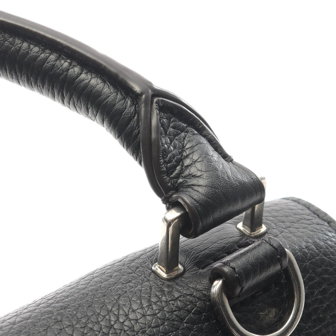 Celine Medium Drummed Cuir de veau et Daim Trapeze Sac