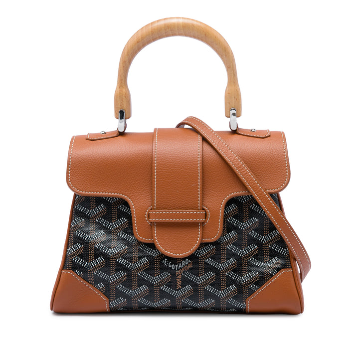 Saigon Souple Mini Goyardine Marron