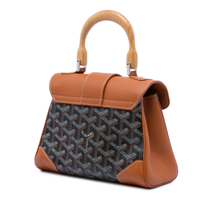 Saigon Souple Mini Goyardine Marron