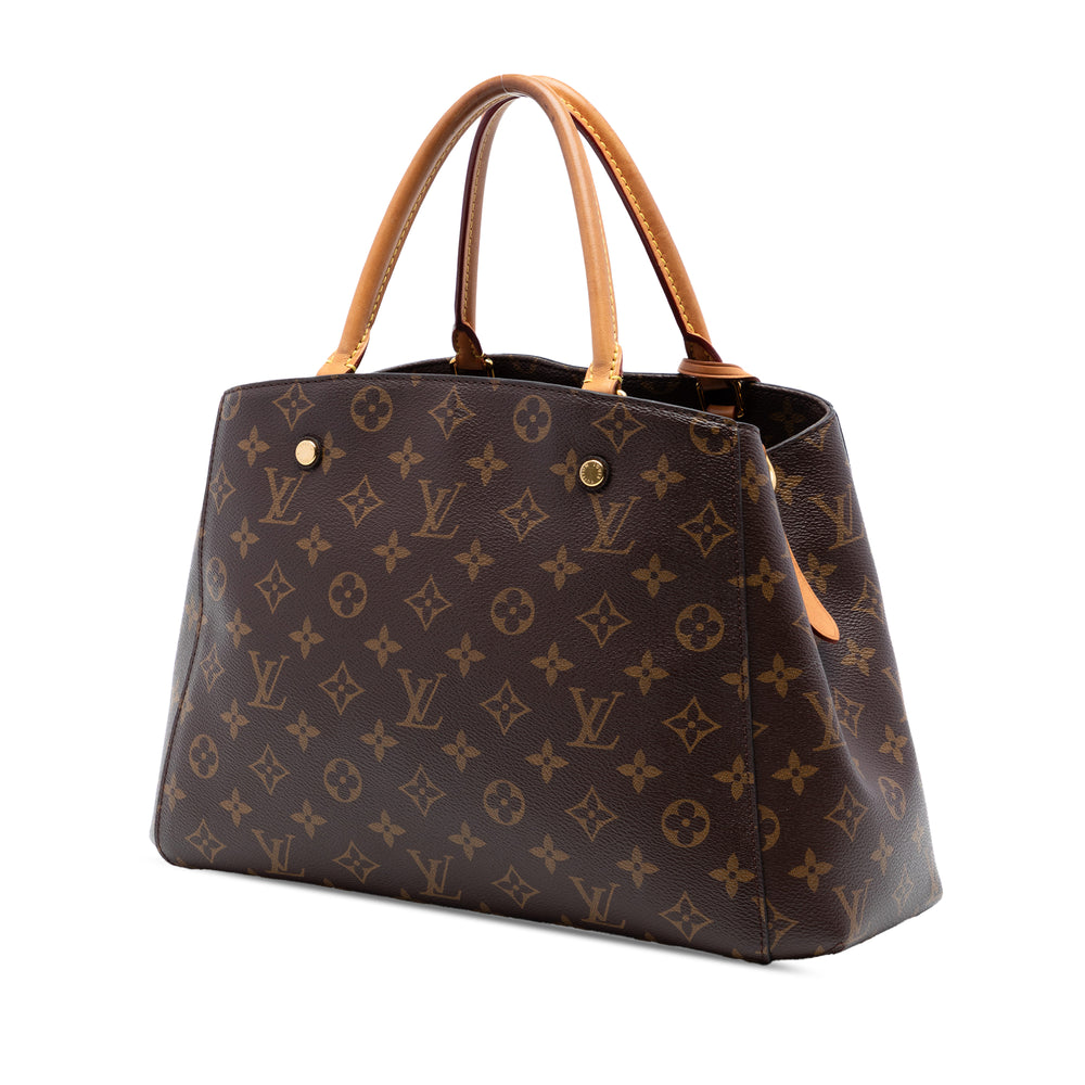 Louis Vuitton Montaigne MM Monogram Marron – vue 2 – GABY PARIS
