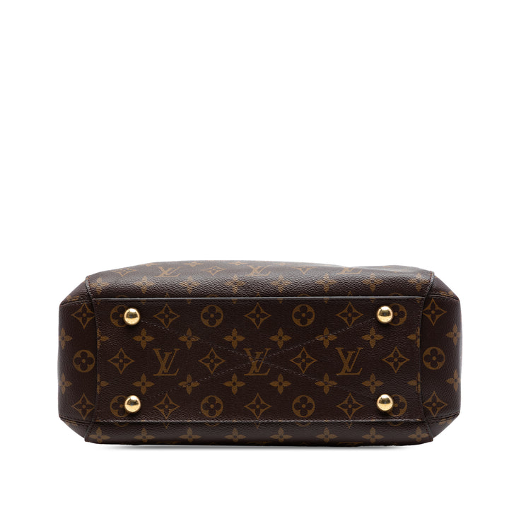 Louis Vuitton Montaigne MM Monogram Marron – vue 3 – GABY PARIS