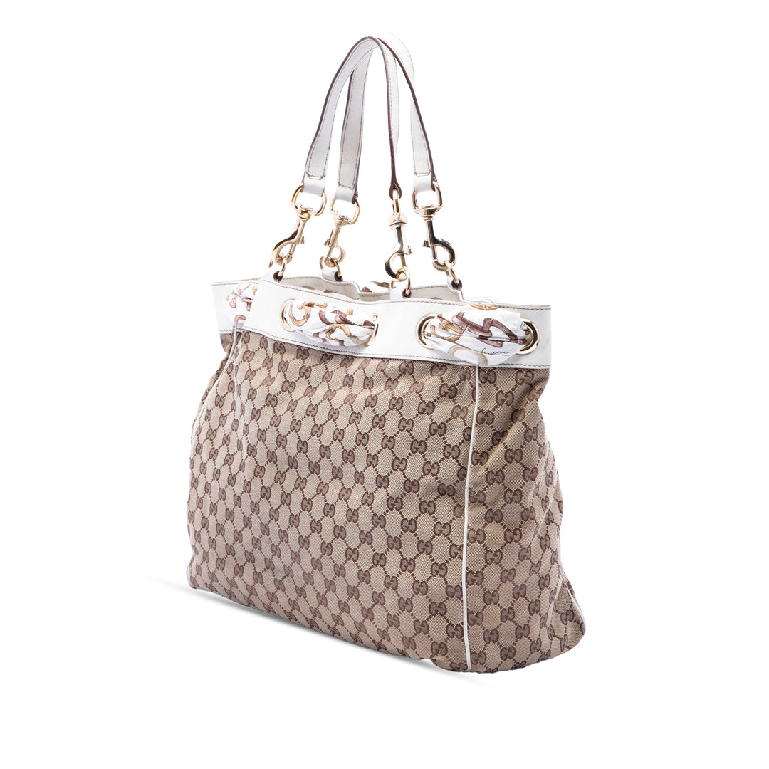 Gucci Large GG Toile Positano Cabas