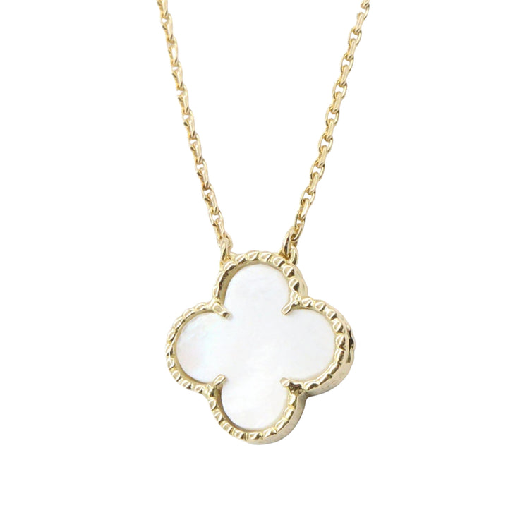 van cleef et arpels 18K et Mother of Perle Vintage Alhambra Collier