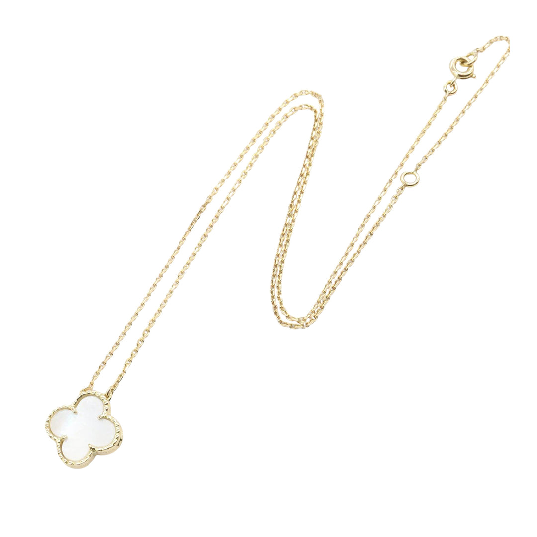 van cleef et arpels 18K et Mother of Perle Vintage Alhambra Collier