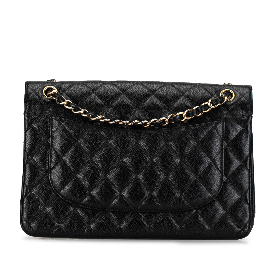 Chanel Jumbo Classic Caviar Double rabat Noir