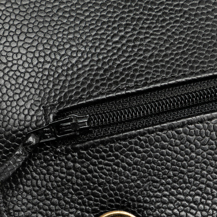 Chanel Jumbo Classic Caviar Double rabat Noir