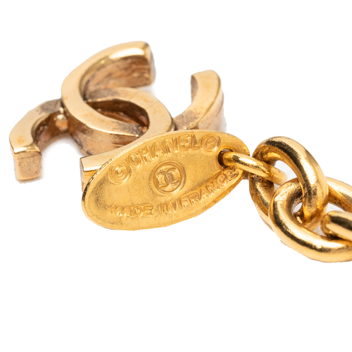 Chanel CC plaqué Triple Chaîne Ceinture Métal