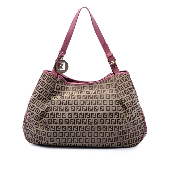 Fendi Cabas Zucchino Beige – vue principale – GABY PARIS