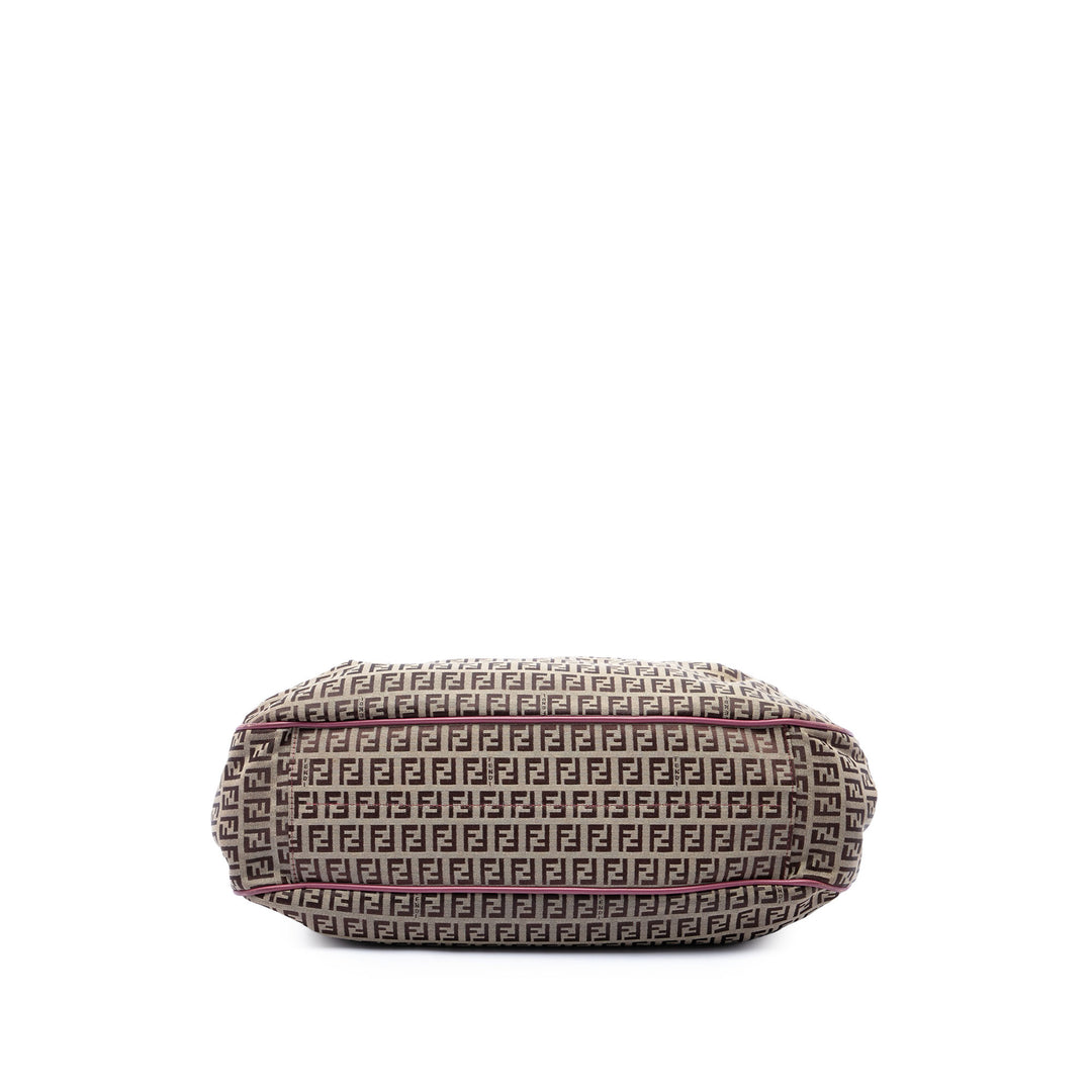 Fendi Cabas Zucchino Beige – vue 3 – GABY PARIS