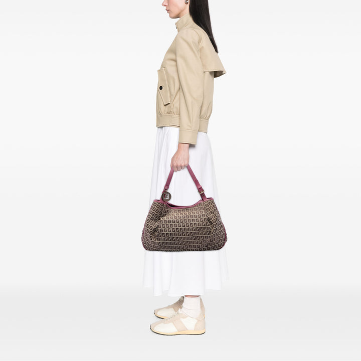 Fendi Cabas Zucchino Beige – vue 6 – GABY PARIS