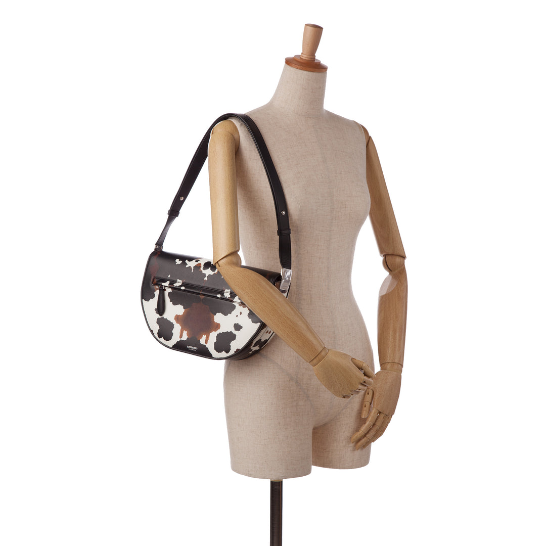 Medium Camouflage Olympia Shoulder Bag Multi - Gaby Paris