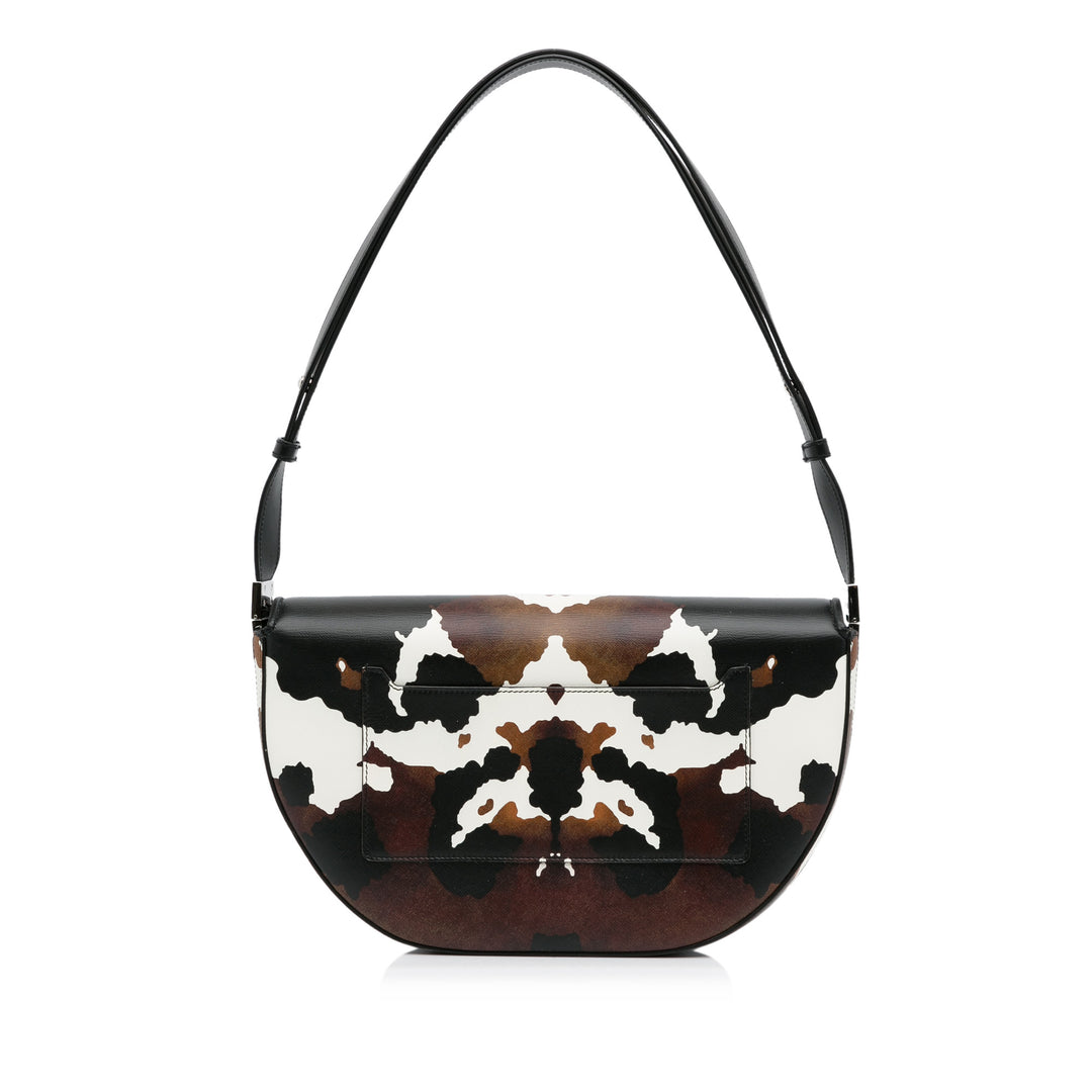 Medium Camouflage Olympia Shoulder Bag Multi - Gaby Paris