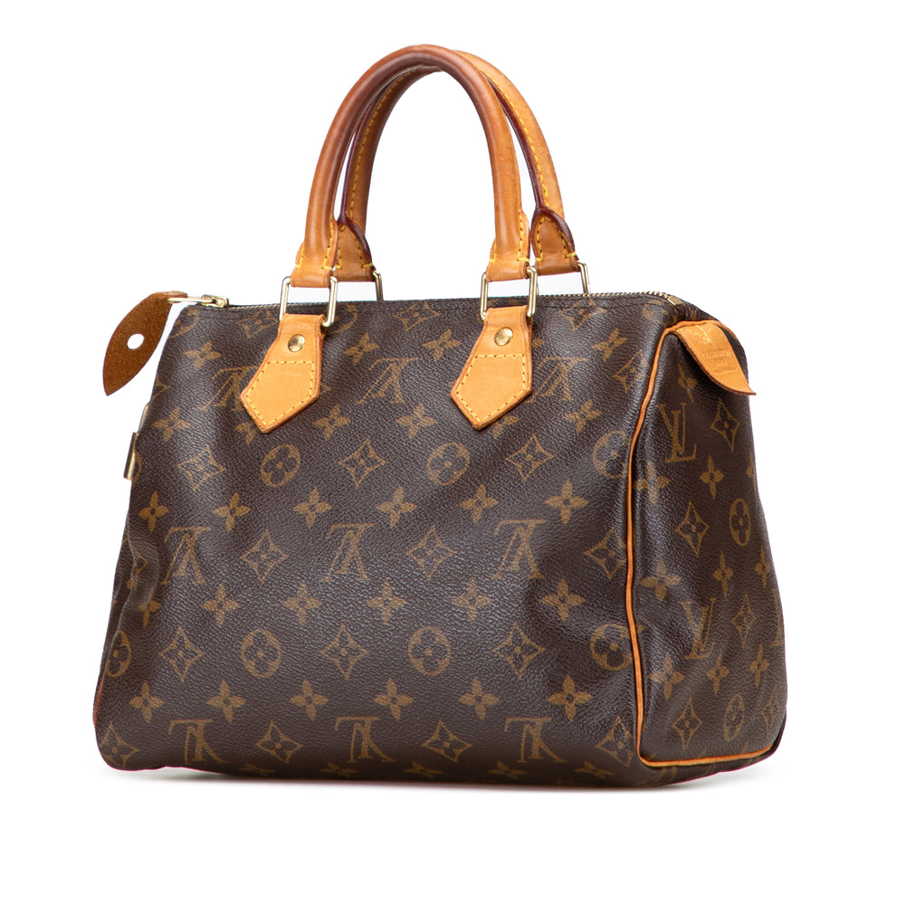 Louis Vuitton Monogram Speedy 25 Marron – GABY PARIS Authentique