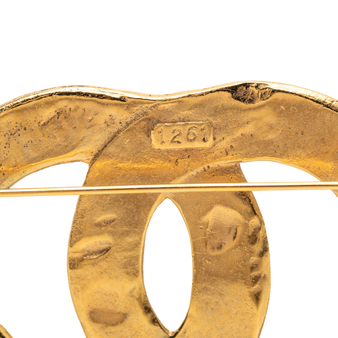 Chanel CC plaqué Woven Broche – GABY PARIS Authentique