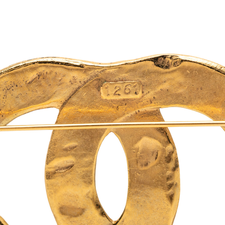 Chanel CC plaqué Woven Broche – GABY PARIS Authentique