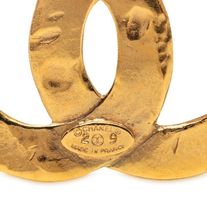 Chanel CC plaqué Woven Broche – GABY PARIS Authentique