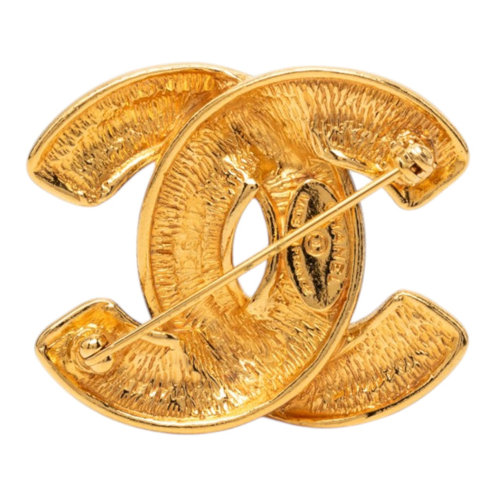 Chanel CC plaqué Matelassé Broche