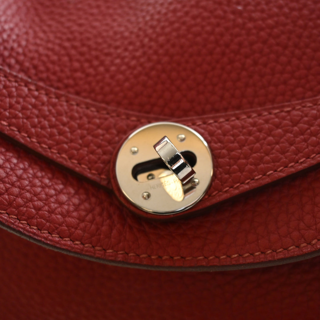 Hermès Lindy 30 Clémence Rouge