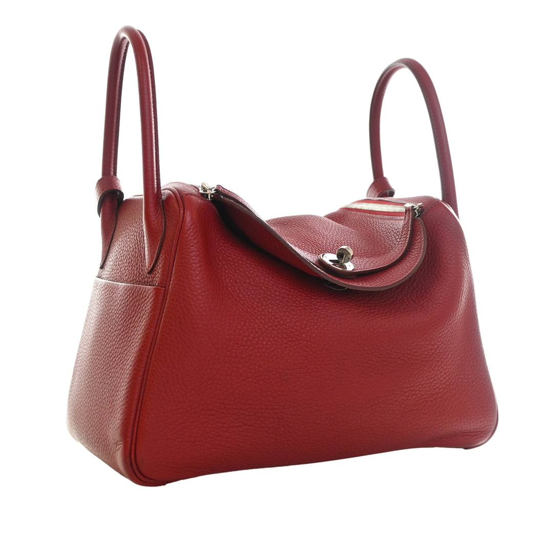 Hermès Lindy 30 Clémence Rouge