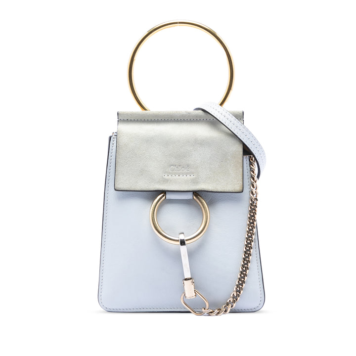 Chloé Mini Cuir de veau et Daim Faye Bracelet Sac