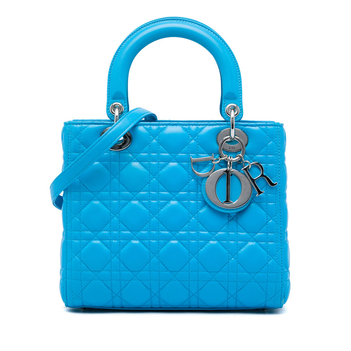 Dior Medium Cuir d’agneau Cannage Lady Dior