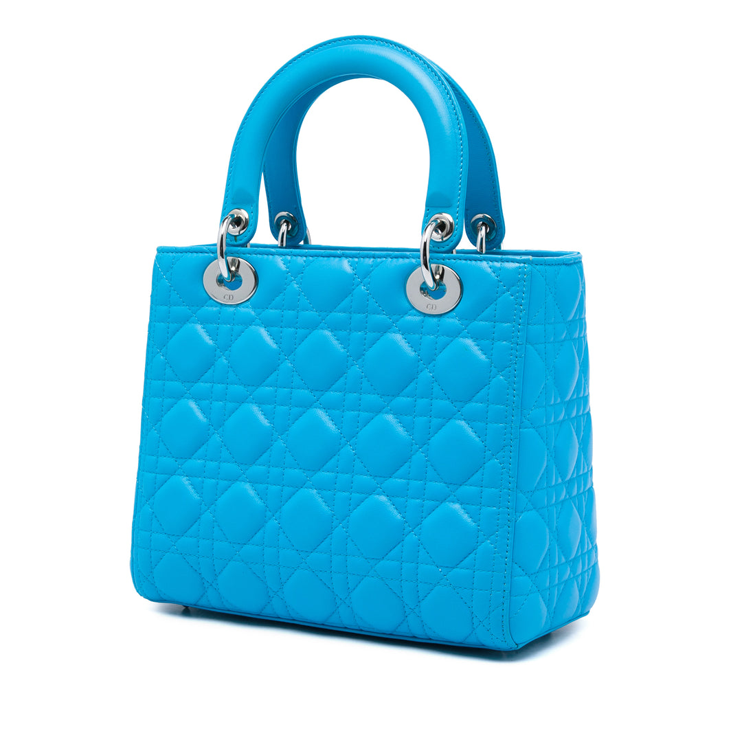Dior Medium Cuir d’agneau Cannage Lady Dior