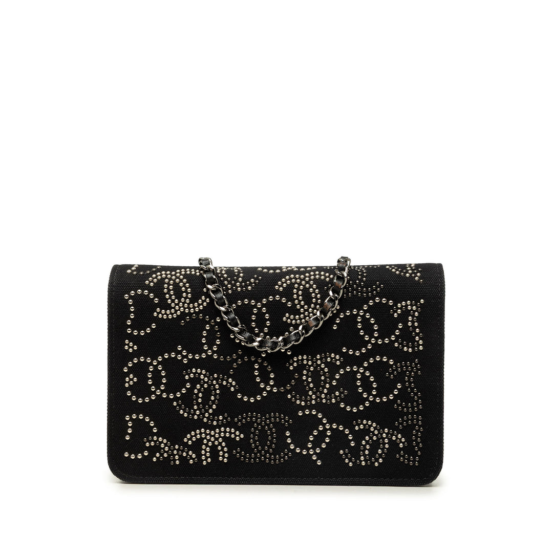 Chanel Sac bandoulière Paris Shanghai Cristal Orné Wallet on Chain Noir – vue principale – GABY PARIS