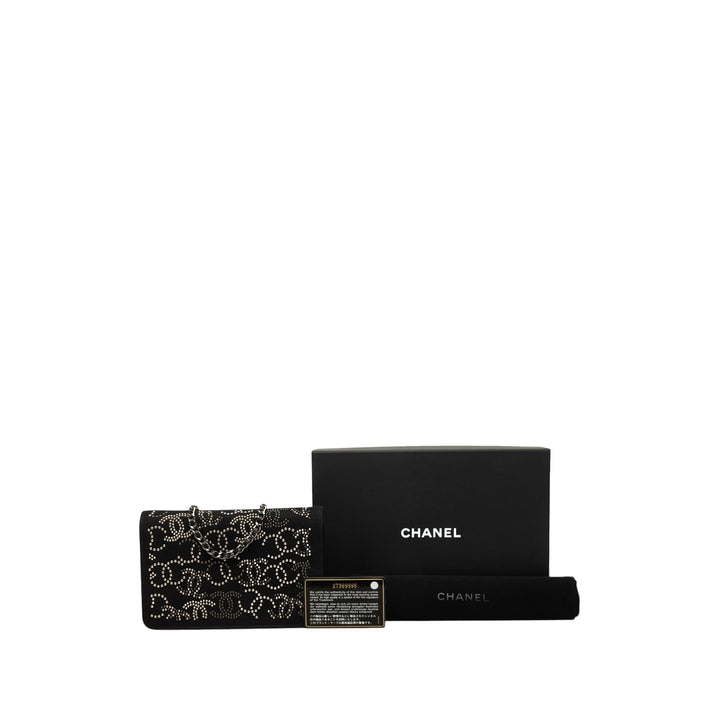 Chanel Sac bandoulière Paris Shanghai Cristal Orné Wallet on Chain Noir – vue 7 – GABY PARIS