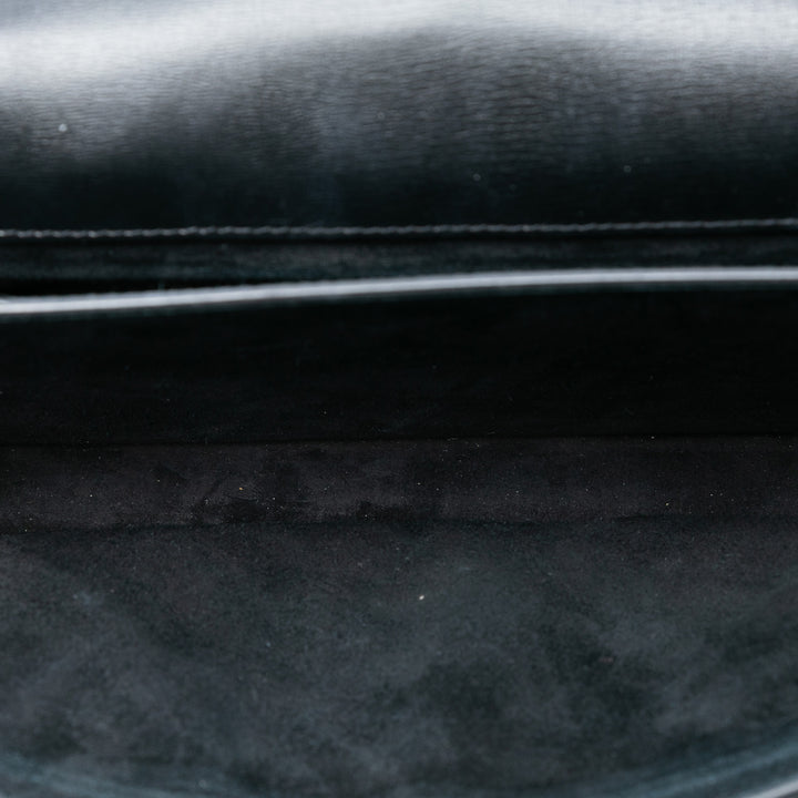 Saint Laurent Large Cuir de veau Monogram Sunset Sac porté croisé