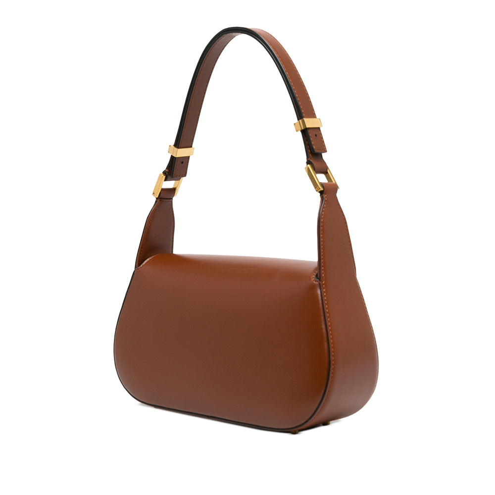 Valentino Sac porté épaule Vlogo Chaîne Moyen Marron – vue 2 – GABY PARIS
