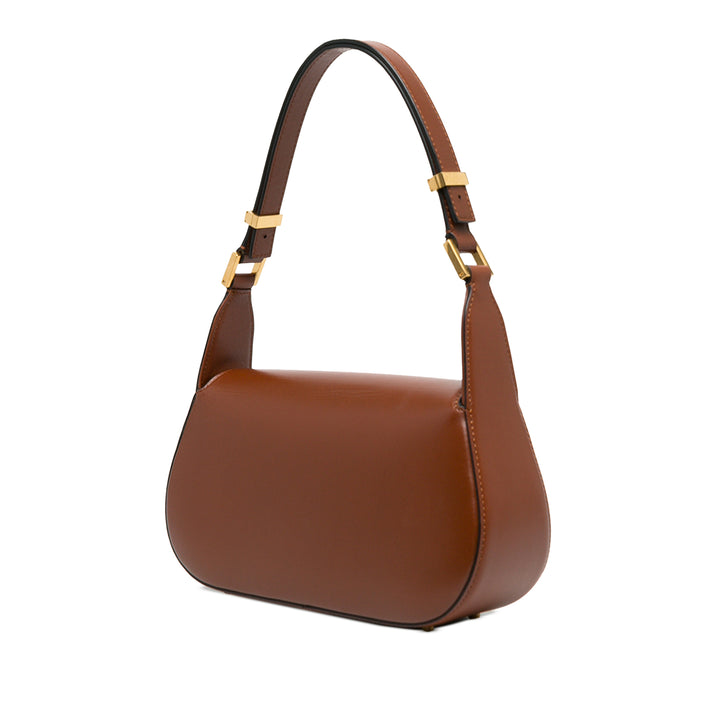 Valentino Sac porté épaule Vlogo Chaîne Moyen Marron – vue 2 – GABY PARIS