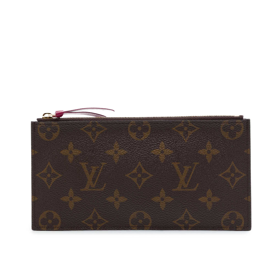 Pochette Felicie Zippé Insert Monogram Marron