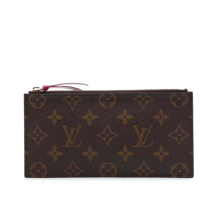Pochette Felicie Zippé Insert Monogram Marron