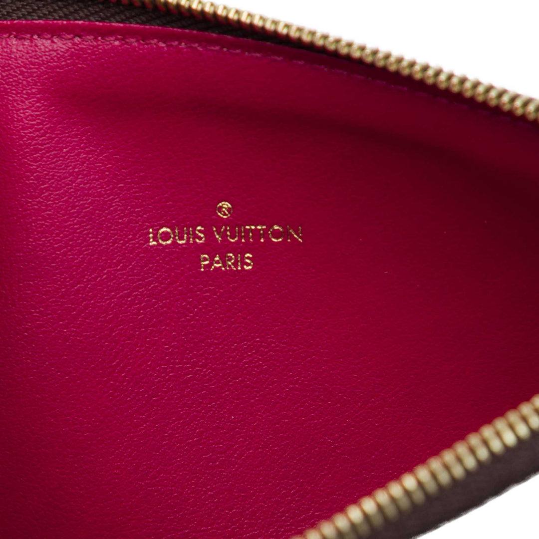 Pochette Felicie Zippé Insert Monogram Marron