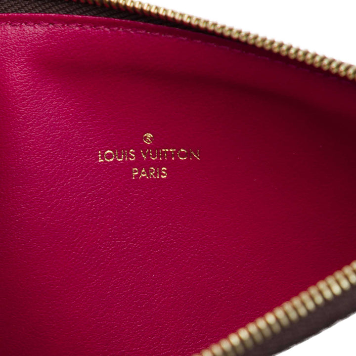 Pochette Felicie Zippé Insert Monogram Marron