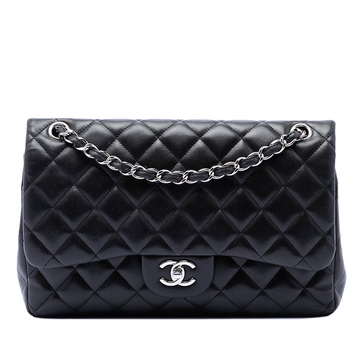Chanel Jumbo Classic Cuir d’agneau Double rabat