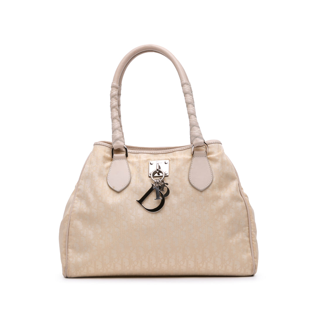 Medium Diorissimo Trotter Nylon Lovely Tote Brown - Gaby Paris