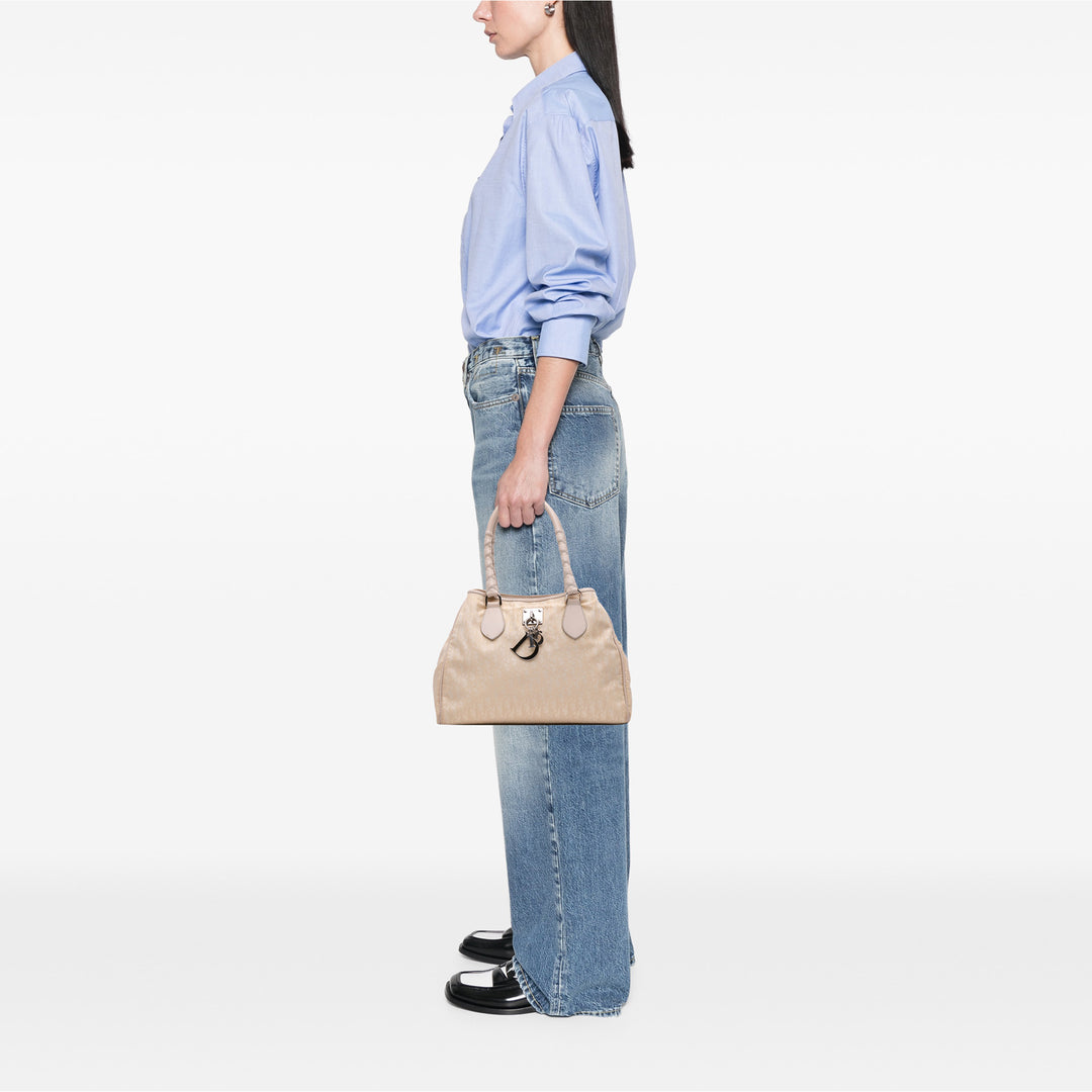 Medium Diorissimo Trotter Nylon Lovely Tote Brown - Gaby Paris