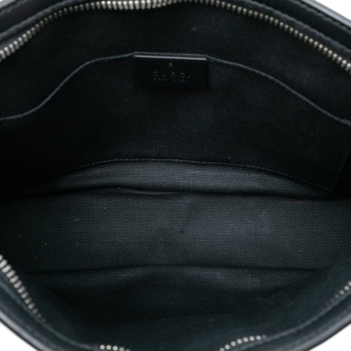 Gucci GG Supreme Web Pochette Noir – GABY PARIS Authentique