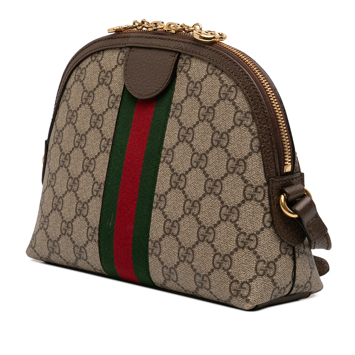 Gucci Small GG Supreme Web Ophidia Dome Sac porté croisé